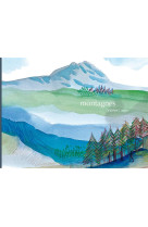 Montagnes - illustrations, couleur