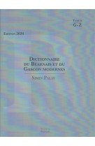 Dictionnaire du bearnais et du gascon modernes - version classique