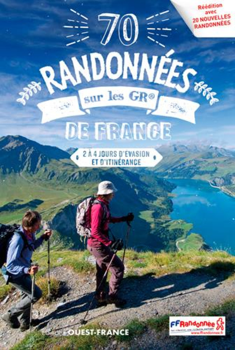 70 RANDONNEES SUR LES GR  DE FRANCE - MERIENNE PATRICK - OUEST FRANCE