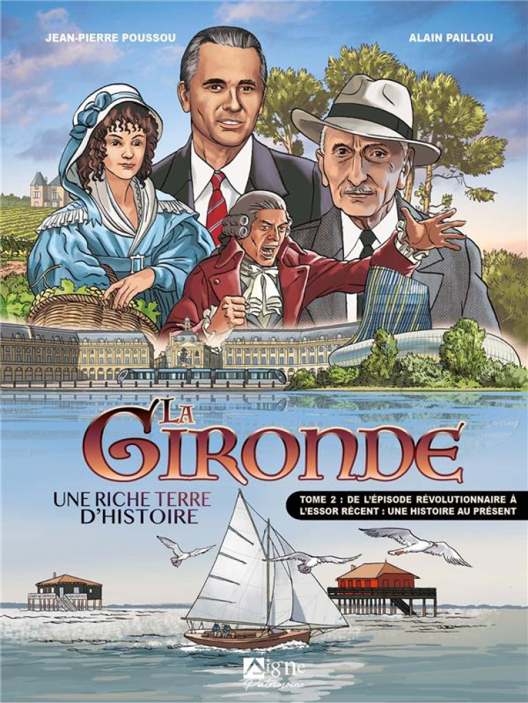 BD HISTOIRE DE LA GIRONDE TOME 2, TOME 2. DE LA REVOLUTION FRANCAISE A NOS JOURS - PAILLOU/POUSSOU - SIGNE