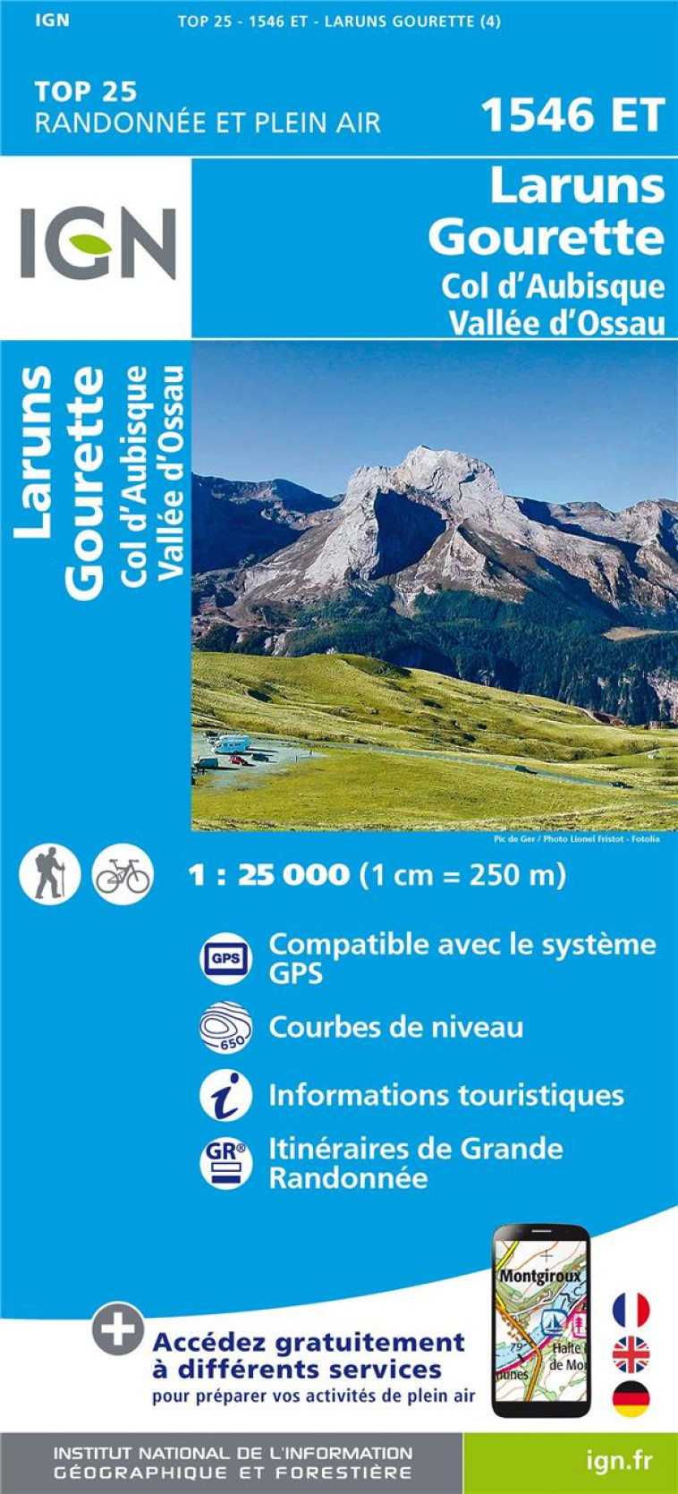 1546ET LARUNS/GOURETTE/COL D'AUBISQUE/VALLEE D'OSSAU - XXX - MICHELIN