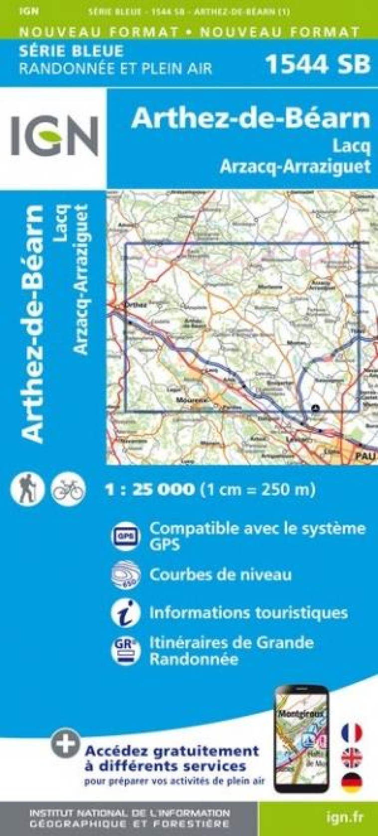 1544SB ARTHEZ-DE-BEARN.LACQ.ARZACQ-ARRAZIGUET - XXX - MICHELIN