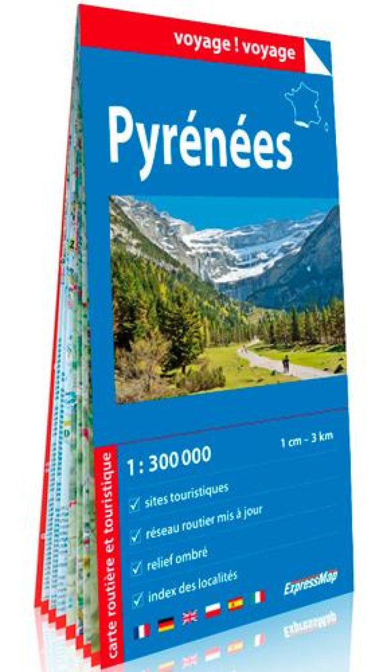 PYRENEES 1/300.000 (CARTE EN PAPIER) - XXX - NC