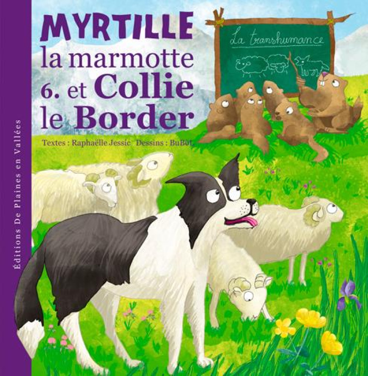 MYRTILLE LA MARMOTTE ET COLLIE LE BORDER - T6 - RAPHAELLE JESSIC - PLAINES VALLEES