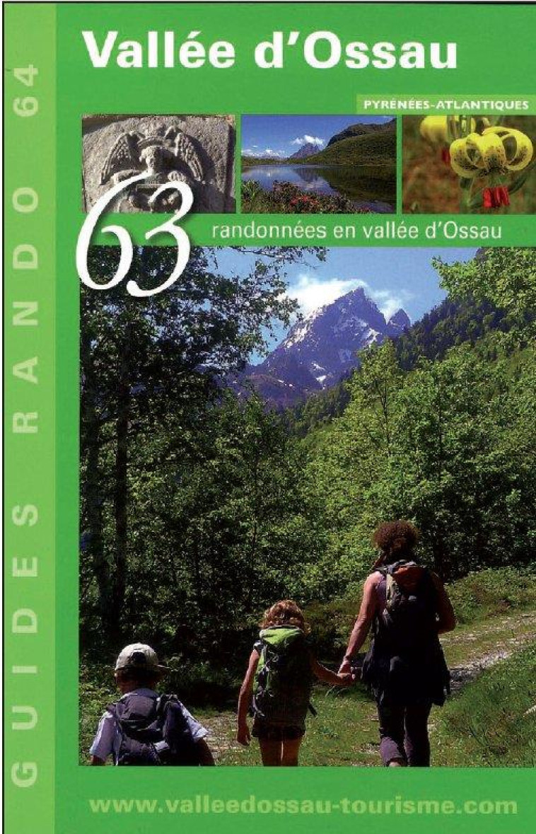 63 RANDONNEES EN VALLEE D-OSSAU - EDITION BILINGUE - COLLECTIF - CAIRN