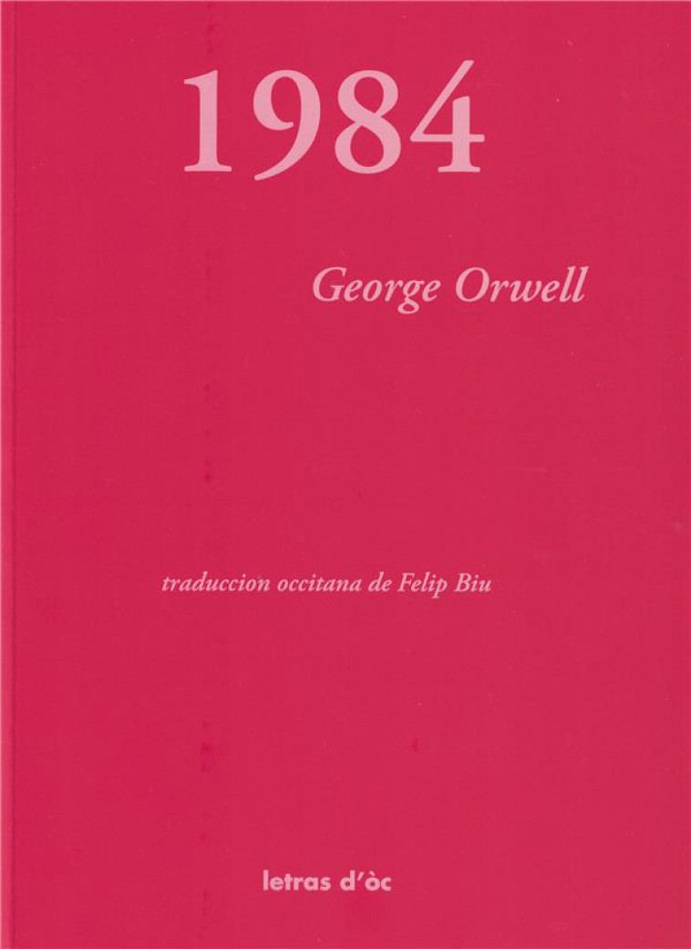 1984 - ORWELL/BIU - LETRAS OC