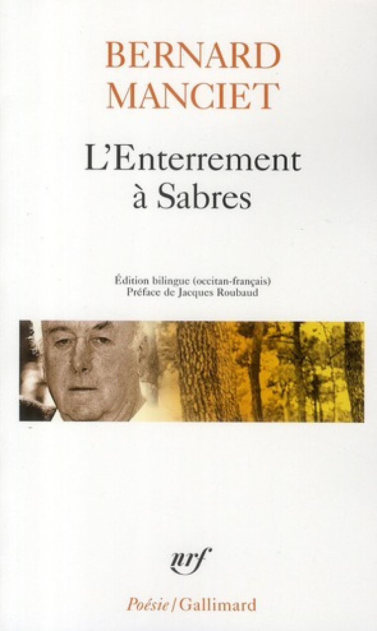 L-ENTERREMENT A SABRES - MANCIET/ROUBAUD - GALLIMARD