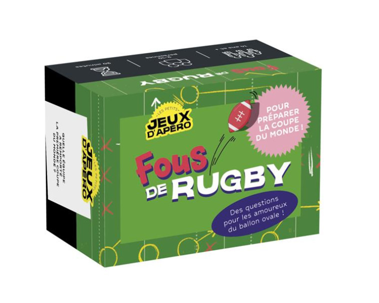 FOUS DE RUGBY, 2E ED - JEUX D-APERO - TIFFON JEAN - NC